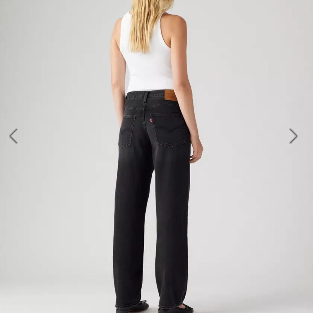 Levi's Women's Straight Leg Black Jeans